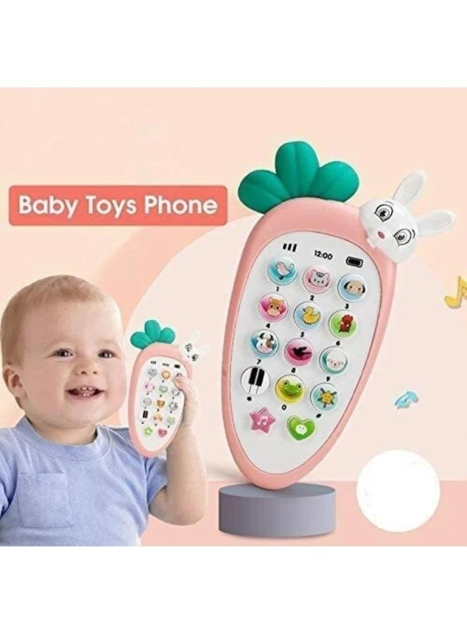 Manos Intelligent Mobile Rabbit Phone for Kids / Musical Mobile Phone Toy Different Sound & Music / Colour May Vary Toy for Kids. - Image 3